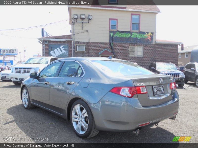 Polished Metal Metallic / Ebony 2010 Acura TSX V6 Sedan