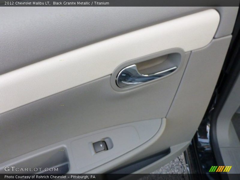 Black Granite Metallic / Titanium 2012 Chevrolet Malibu LT