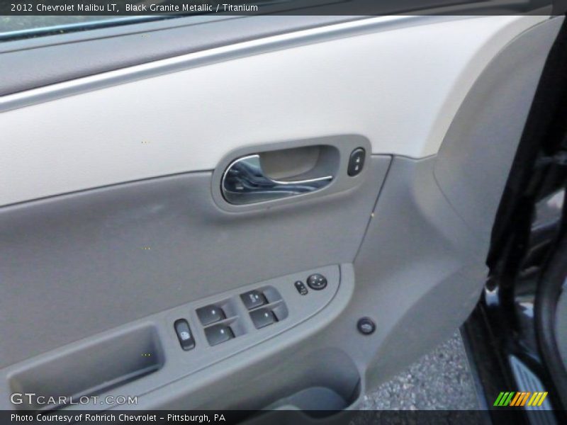 Black Granite Metallic / Titanium 2012 Chevrolet Malibu LT