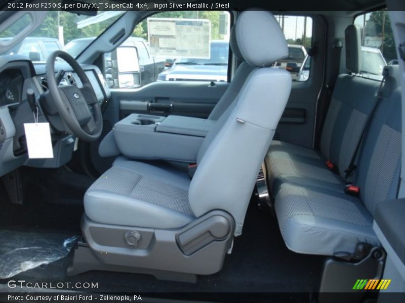 Ingot Silver Metallic / Steel 2012 Ford F250 Super Duty XLT SuperCab 4x4
