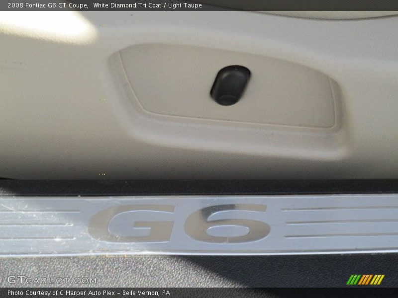 White Diamond Tri Coat / Light Taupe 2008 Pontiac G6 GT Coupe
