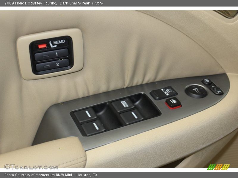 Dark Cherry Pearl / Ivory 2009 Honda Odyssey Touring