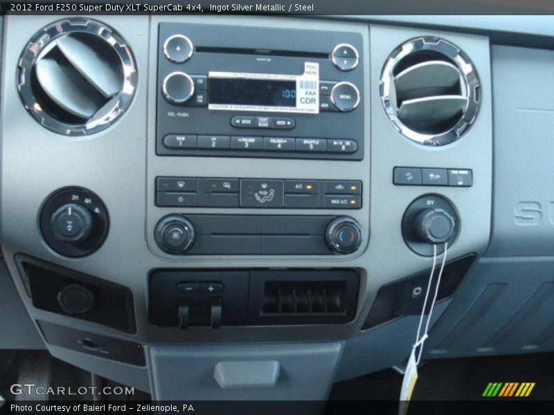 Ingot Silver Metallic / Steel 2012 Ford F250 Super Duty XLT SuperCab 4x4