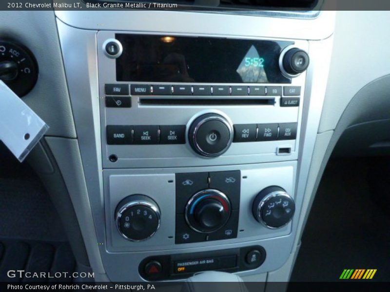 Controls of 2012 Malibu LT