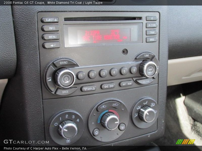 Controls of 2008 G6 GT Coupe