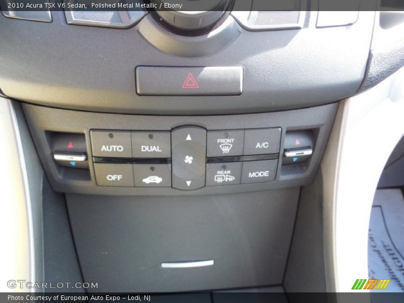 Polished Metal Metallic / Ebony 2010 Acura TSX V6 Sedan