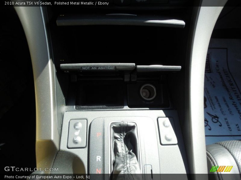Polished Metal Metallic / Ebony 2010 Acura TSX V6 Sedan
