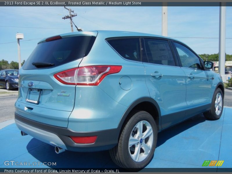 Frosted Glass Metallic / Medium Light Stone 2013 Ford Escape SE 2.0L EcoBoost