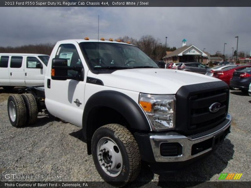 Oxford White / Steel 2013 Ford F550 Super Duty XL Regular Cab Chassis 4x4