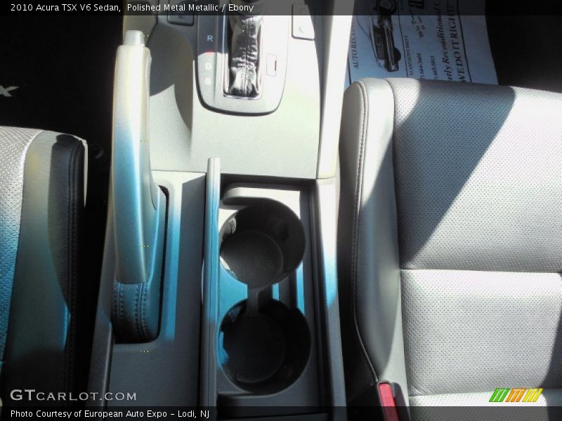 Polished Metal Metallic / Ebony 2010 Acura TSX V6 Sedan