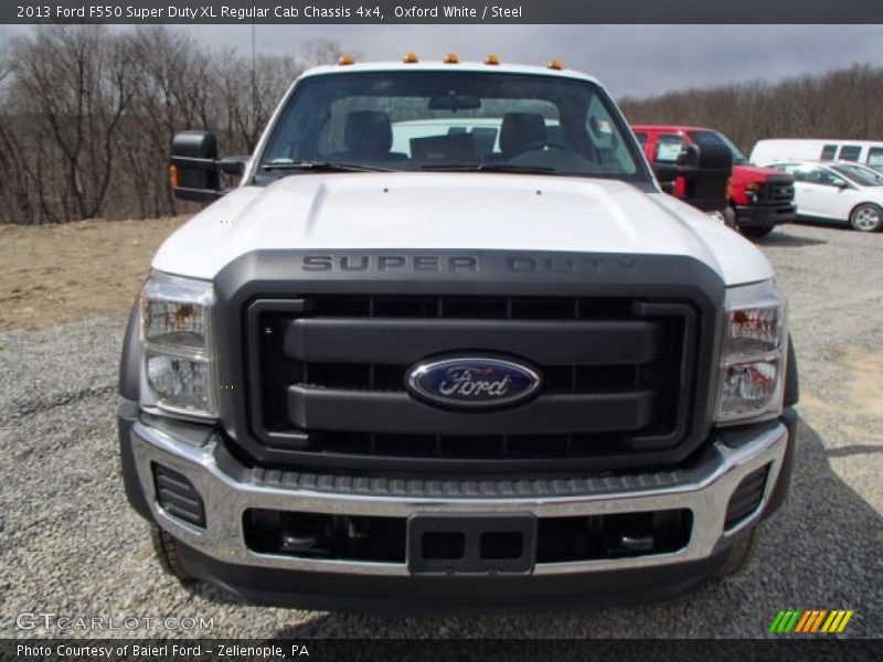 Oxford White / Steel 2013 Ford F550 Super Duty XL Regular Cab Chassis 4x4