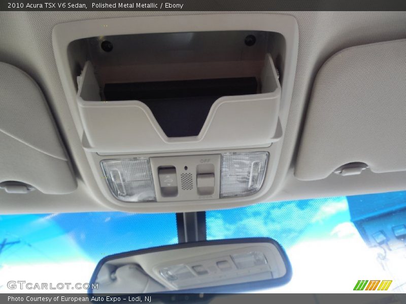 Polished Metal Metallic / Ebony 2010 Acura TSX V6 Sedan