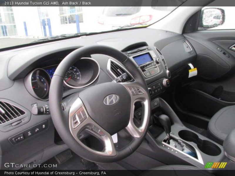 Ash Black / Black 2013 Hyundai Tucson GLS AWD