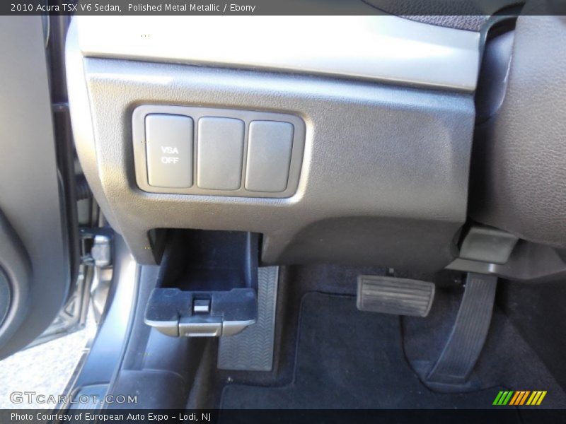 Polished Metal Metallic / Ebony 2010 Acura TSX V6 Sedan