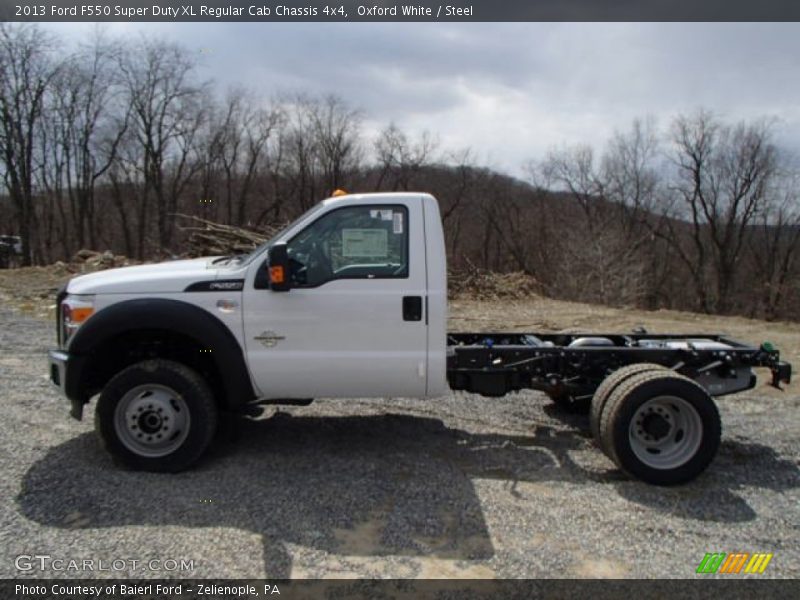Oxford White / Steel 2013 Ford F550 Super Duty XL Regular Cab Chassis 4x4