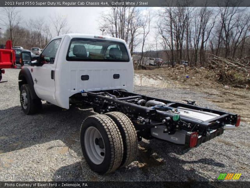 Oxford White / Steel 2013 Ford F550 Super Duty XL Regular Cab Chassis 4x4