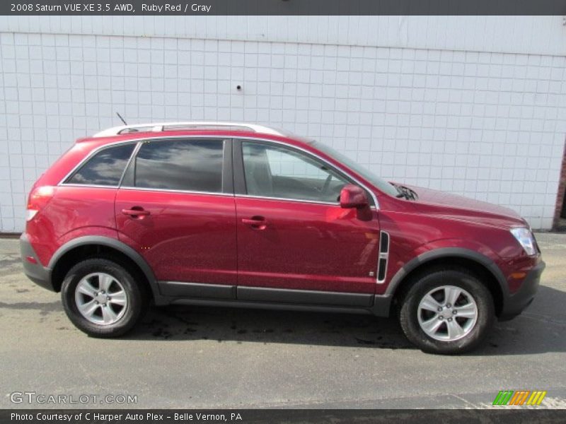 Ruby Red / Gray 2008 Saturn VUE XE 3.5 AWD