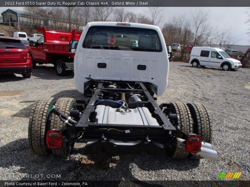 Oxford White / Steel 2013 Ford F550 Super Duty XL Regular Cab Chassis 4x4