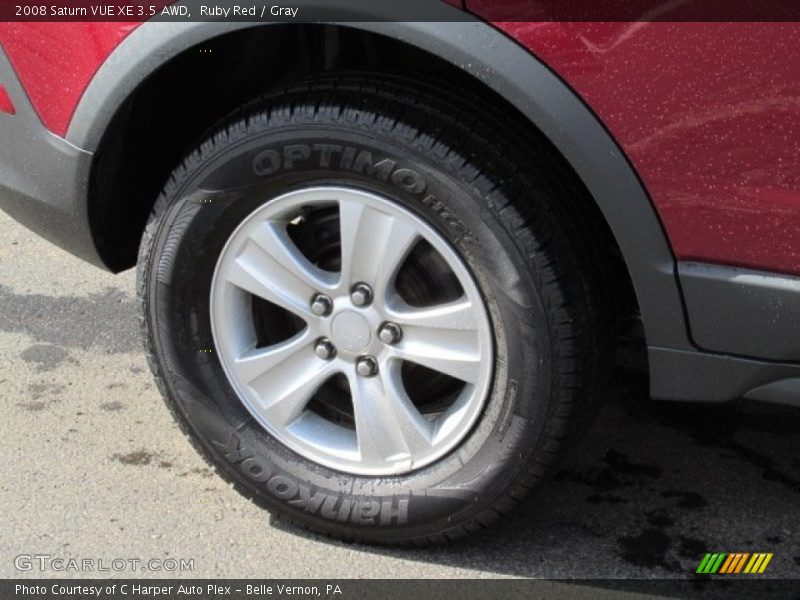Ruby Red / Gray 2008 Saturn VUE XE 3.5 AWD