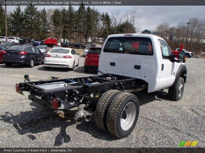 Oxford White / Steel 2013 Ford F550 Super Duty XL Regular Cab Chassis 4x4