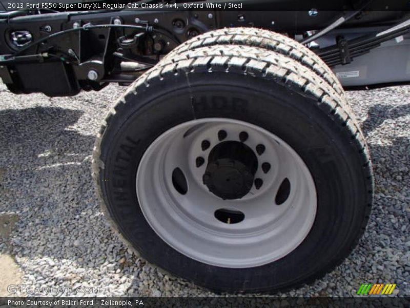 Oxford White / Steel 2013 Ford F550 Super Duty XL Regular Cab Chassis 4x4