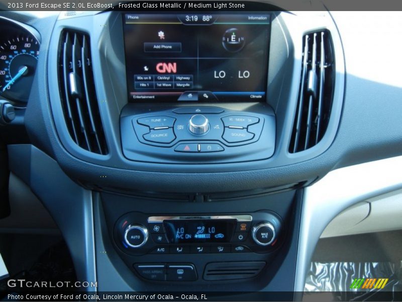 Frosted Glass Metallic / Medium Light Stone 2013 Ford Escape SE 2.0L EcoBoost