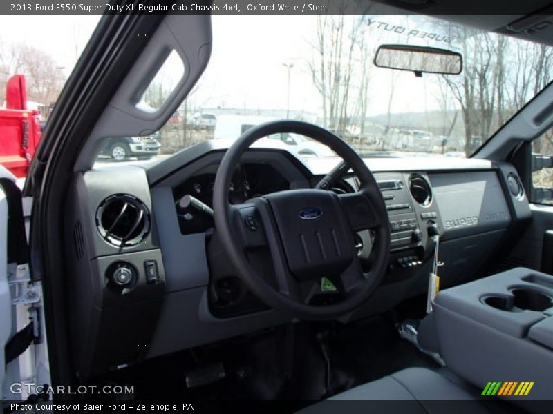 Oxford White / Steel 2013 Ford F550 Super Duty XL Regular Cab Chassis 4x4