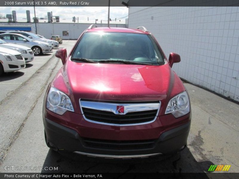 Ruby Red / Gray 2008 Saturn VUE XE 3.5 AWD