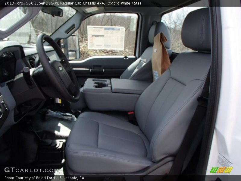 Oxford White / Steel 2013 Ford F550 Super Duty XL Regular Cab Chassis 4x4