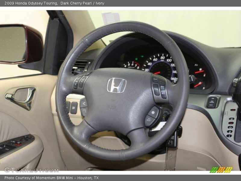 Dark Cherry Pearl / Ivory 2009 Honda Odyssey Touring