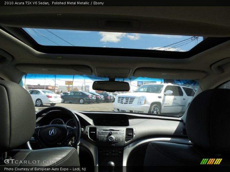 Polished Metal Metallic / Ebony 2010 Acura TSX V6 Sedan