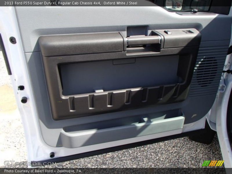 Oxford White / Steel 2013 Ford F550 Super Duty XL Regular Cab Chassis 4x4