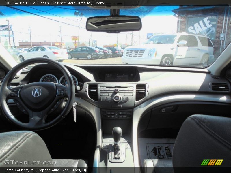 Polished Metal Metallic / Ebony 2010 Acura TSX V6 Sedan