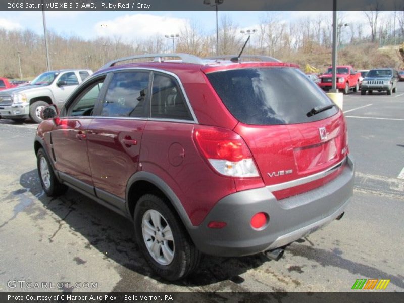 Ruby Red / Gray 2008 Saturn VUE XE 3.5 AWD