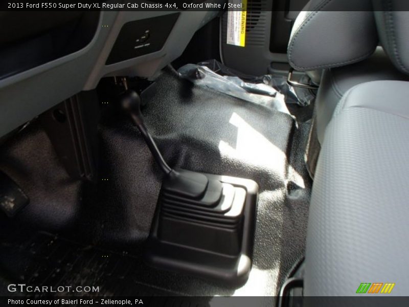 Oxford White / Steel 2013 Ford F550 Super Duty XL Regular Cab Chassis 4x4