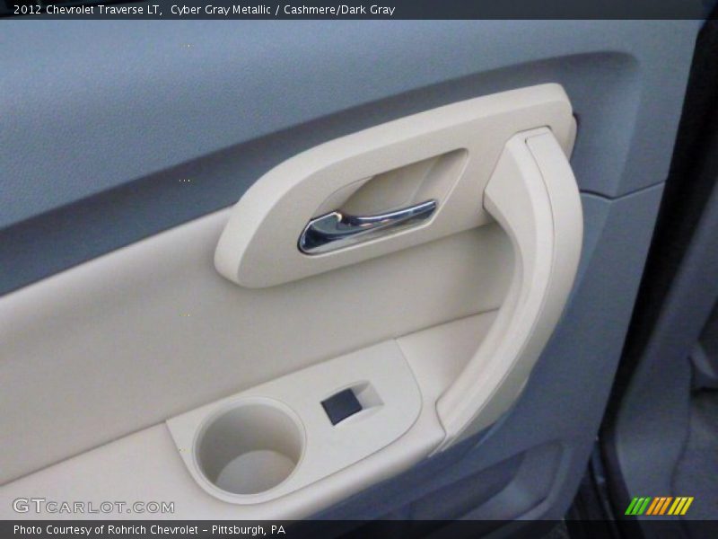 Cyber Gray Metallic / Cashmere/Dark Gray 2012 Chevrolet Traverse LT