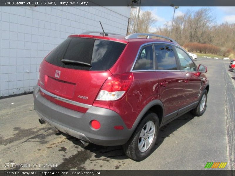 Ruby Red / Gray 2008 Saturn VUE XE 3.5 AWD