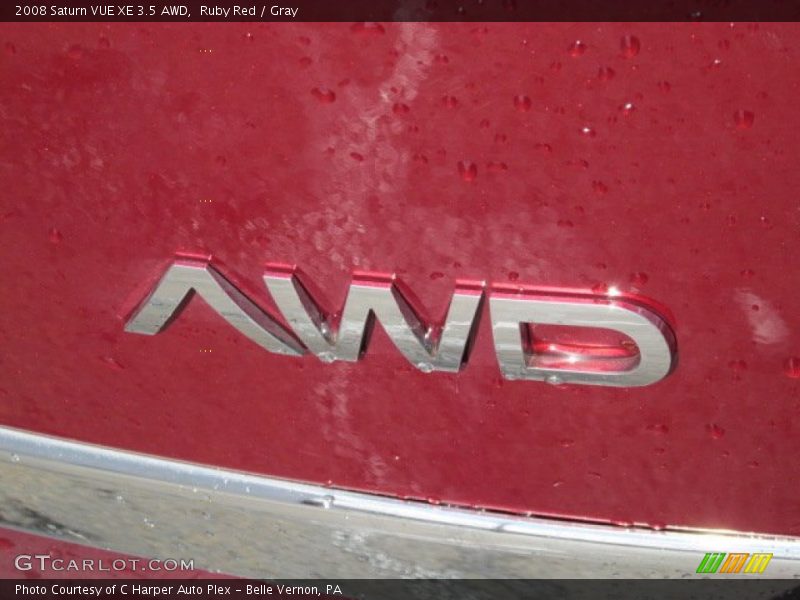 Ruby Red / Gray 2008 Saturn VUE XE 3.5 AWD