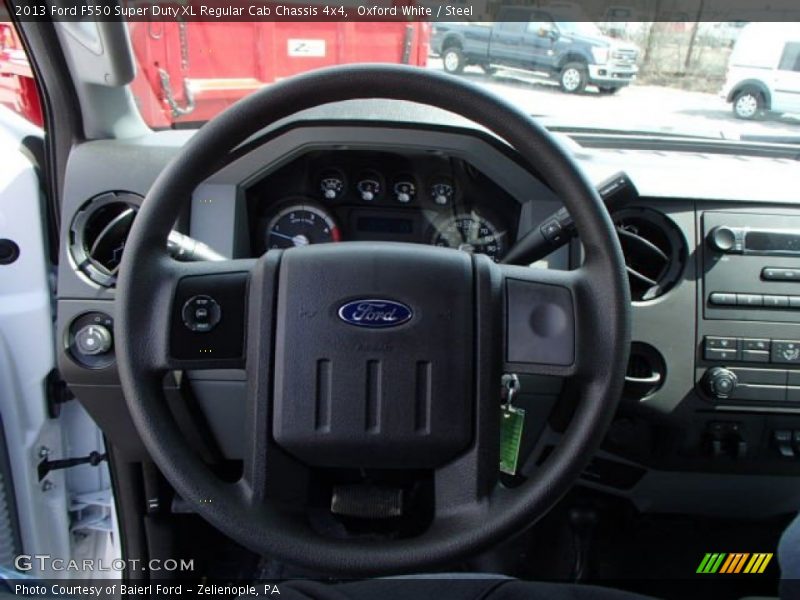 Oxford White / Steel 2013 Ford F550 Super Duty XL Regular Cab Chassis 4x4