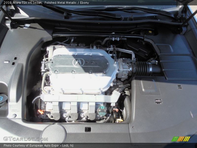 Polished Metal Metallic / Ebony 2010 Acura TSX V6 Sedan