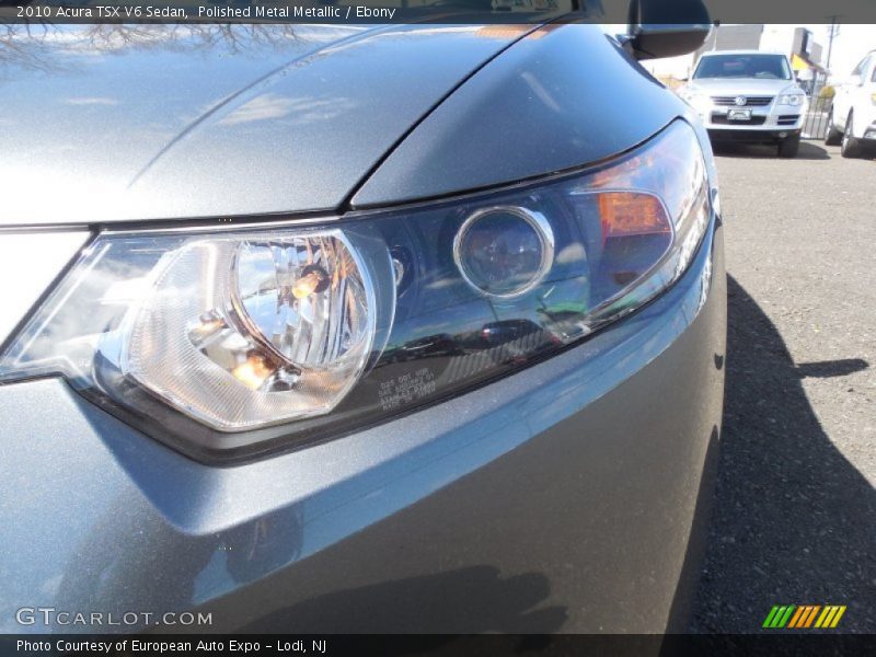 Polished Metal Metallic / Ebony 2010 Acura TSX V6 Sedan