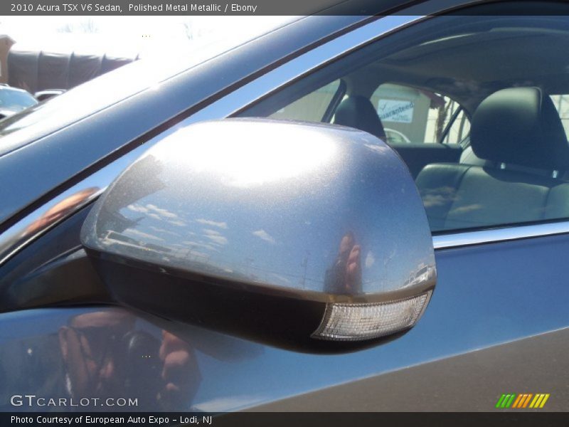 Polished Metal Metallic / Ebony 2010 Acura TSX V6 Sedan
