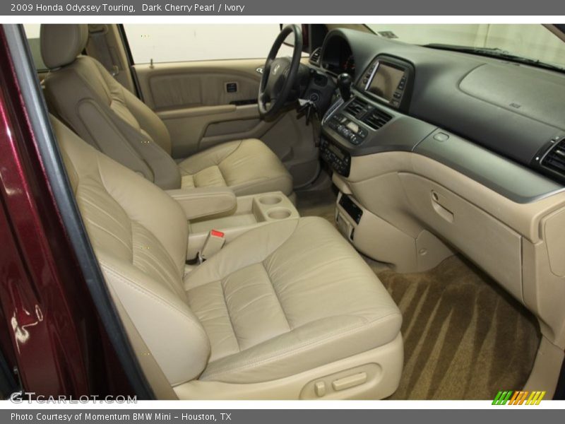 Dark Cherry Pearl / Ivory 2009 Honda Odyssey Touring