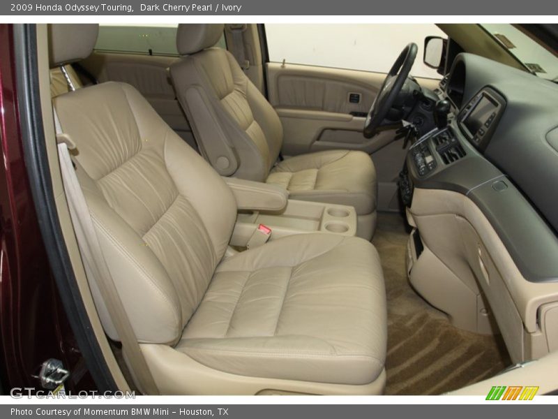 Dark Cherry Pearl / Ivory 2009 Honda Odyssey Touring