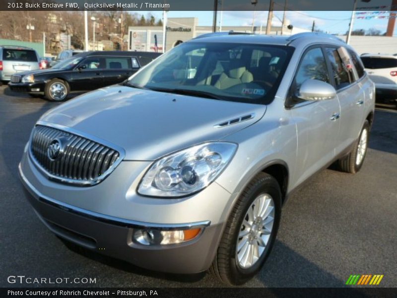 Quicksilver Metallic / Titanium 2012 Buick Enclave FWD