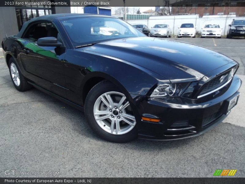 Black / Charcoal Black 2013 Ford Mustang V6 Convertible