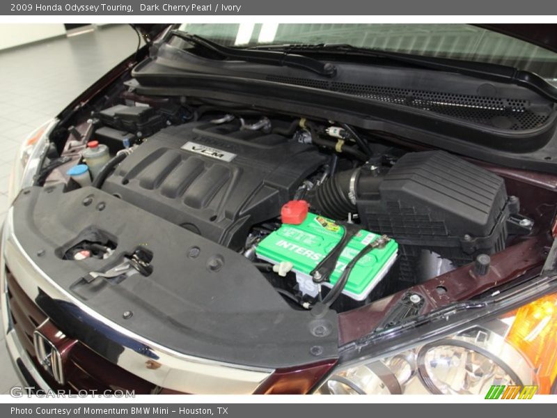 Dark Cherry Pearl / Ivory 2009 Honda Odyssey Touring