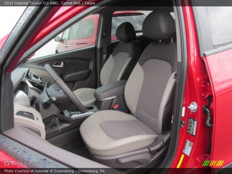 Garnet Red / Taupe 2013 Hyundai Tucson GLS AWD