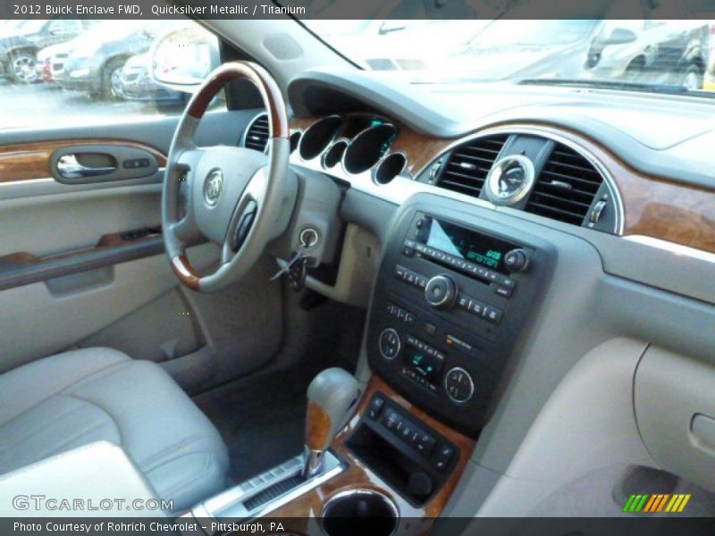 Quicksilver Metallic / Titanium 2012 Buick Enclave FWD