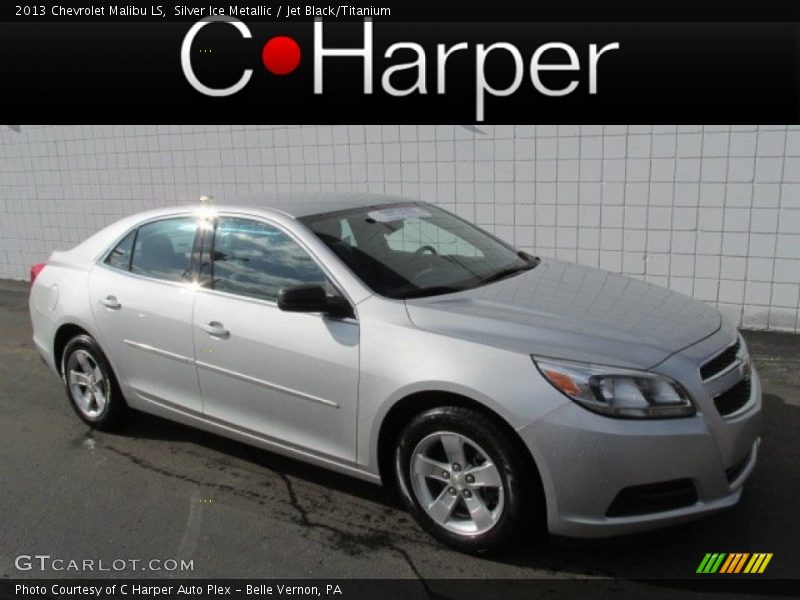Silver Ice Metallic / Jet Black/Titanium 2013 Chevrolet Malibu LS